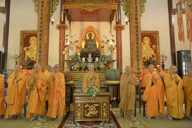 Trưởng lão Hòa thượng Thích Trí Quảng thăm Phật giáo Huế nhân mùa An cư PL.2564